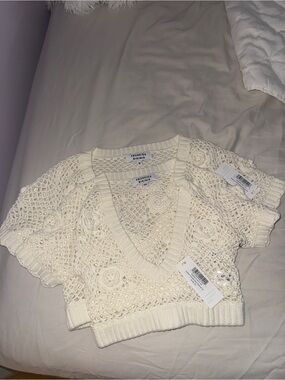 Frankies Bikinis Adaline Crochet Short top